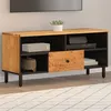 Image de vidaXL Meuble TV 100x33x46 cm bois d'acacia solide 356871