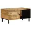 Image de vidaXL Table Basse, Table d'Appoint avec Pieds et Porte, Bout de Canapé avec Rangement, Meuble de Salon Salle de Séjour, 356895