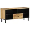 Image de vidaXL Meuble TV, Armoire de Télévision avec Pieds, Meuble Télé avec Rangement Salon Salle de Séjour Intérieur, Bois Massif 356907