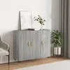 Image de Buffet sonoma gris 90x34x80 cm bois d ingénierie