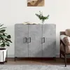 Image de Buffet gris béton 90x34x80 cm bois d ingénierie