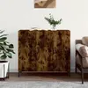 Image de vidaXL Dressoir 90x34x80 cm bewerkt hout gerookt eikenkleurig828113