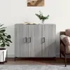 Image de vidaXL Buffet sonoma gris 90x34x80 cm bois d'ingénierie 828114