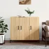 Image de vidaXL Buffet chêne sonoma 90x34x80 cm bois d'ingénierie 828119