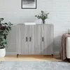 Image de Buffet sonoma gris 90x34x80 cm bois d ingénierie