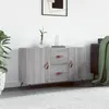 Image de vidaXL Buffet, Armoire de Rangement avec Pieds, Meuble de Rangement, Organisateur Salon Salle de Séjour, Moderne, Sonoma Gris Bois d'Ingénierie 828146