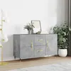 Image de Buffet gris béton 100x36x60 cm bois d ingénierie