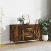 Image de vidaXL Buffet chêne fumé 100x36x60 cm bois d'ingénierie828153