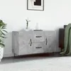 Image de vidaXL Buffet, Armoire de Rangement avec Pieds, Meuble de Rangement, Organisateur Salon Salle de Séjour, Moderne, Gris Béton Bois d'Ingénierie