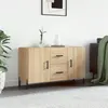 Image de Buffet chêne sonoma 100x36x60 cm bois d ingénierie