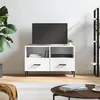 Image de vidaXL Meuble TV Blanc 80x36x50 cm Bois d'ingénierie828972