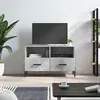 Image de vidaXL Meuble TV Gris béton 80x36x50 cm Bois d'ingénierie828984