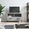 Image de Meuble TV Sonoma gris 80x36x50 cm Bois d ingénierie