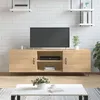 Image de vidaXL Meuble TV chêne sonoma 150x30x50 cm bois d'ingénierie829095