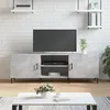 Image de vidaXL Meuble TV gris béton 150x30x50 cm bois d'ingénierie829104