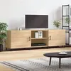 Image de vidaXL Meuble TV chêne sonoma 150x30x50 cm bois d'ingénierie829119