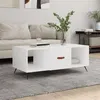 Image de vidaXL Table basse blanc 102x50x40 cm bois d'ingénierie829268