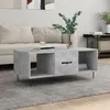 Image de Table basse gris béton 102x50x40 cm bois d ingénierie