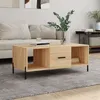 Image de Table basse chêne sonoma 102x50x40 cm bois d ingénierie