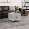 Image de Table basse gris béton 50x50x40 cm bois d ingénierie