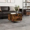Image de Table basse Chêne fumé 50x50x40 cm Bois d ingénierie