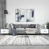 Image de vidaXL Tables basses 2 pcs blanc brillant 50x50x40cm bois d'ingénierie 829385