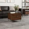 Image de vidaXL Table basse Chêne marron 50x50x40 cm Bois d'ingénierie829394