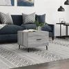 Image de vidaXL Table basse Sonoma gris 50x50x40 cm Bois d'ingénierie829440