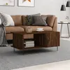 Image de vidaXL Table basse chêne marron 90x50x40 cm bois d'ingénierie829491