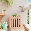 Image de vidaXL Jardinière avec design de clôture 60x60x60 cm Douglas massif 832460