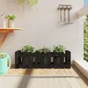 Image de vidaXL Lit surélevé de jardin design de clôture 100x30x30cm pin massif 832474