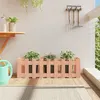Image de vidaXL Lit surélevé de jardin design de clôture bois douglas massif 832475