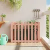 Image de vidaXL Lit surélevé de jardin design de clôture bois douglas massif 832485