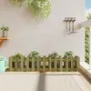 Image de vidaXL Lit surélevé de jardin design de clôture bois de pin imprégné 832491