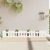 Image de Lit surélevé de jardin design de clôture 200x30x30cm pin massif