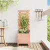 Image de vidaXL Jardinière avec support 39x39,5x114 cm bois massif douglas 832520