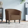 Image de Chaise cabriolet marron tissu