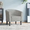 Image de Chaise cabriolet gris clair velours