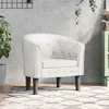 Image de Chaise cabriolet blanc similicuir