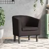 Image de Fauteuil marron similicuir