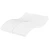 Image de Matelas mousse 140x190 cm vidaxl accueil ferme soutien moelleux epaisseur 17 cm 5 zones housse de matelas