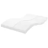 Image de Matelas mousse 140x190 cm vidaxl accueil ferme soutien moelleux epaisseur 10 cm 7 zones housse de matelas