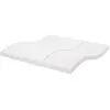 Image de Matelas mousse 200x200 cm vidaxl accueil ferme soutien souple epaisseur 10 cm 7 zones housse de matelas