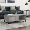 Image de vidaXL Table basse sonoma gris 90x60x35 cm bois d'ingénierie827074