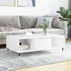 Image de vidaXL Table basse blanc 104x60x35 cm bois d'ingénierie827076