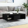 Image de vidaXL Table basse noir 104x60x35 cm bois d'ingénierie827077