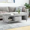 Image de vidaXL Table basse gris béton 104x60x35 cm bois d'ingénierie827080