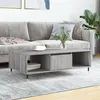 Image de vidaXL Table basse sonoma gris 104x60x35 cm bois d'ingénierie827082