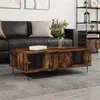 Image de vidaXL Table basse chêne fumé 104x60x35 cm bois d'ingénierie827089