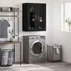Image de vidaXL Armoire murale noir 69,5x34x90 cm828453